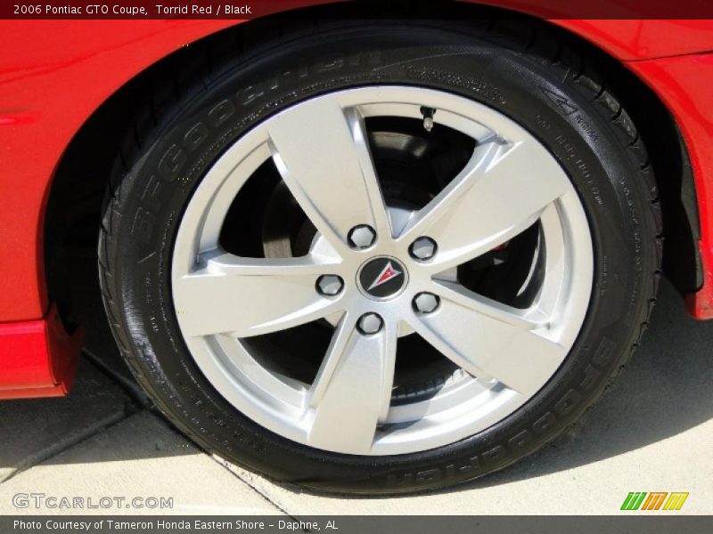 Torrid Red / Black 2006 Pontiac GTO Coupe