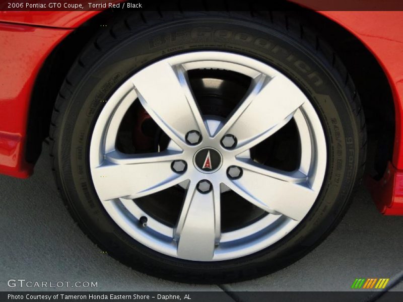 Torrid Red / Black 2006 Pontiac GTO Coupe