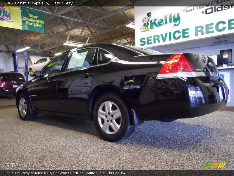 Black / Gray 2007 Chevrolet Impala LS