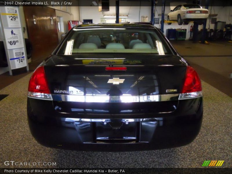 Black / Gray 2007 Chevrolet Impala LS