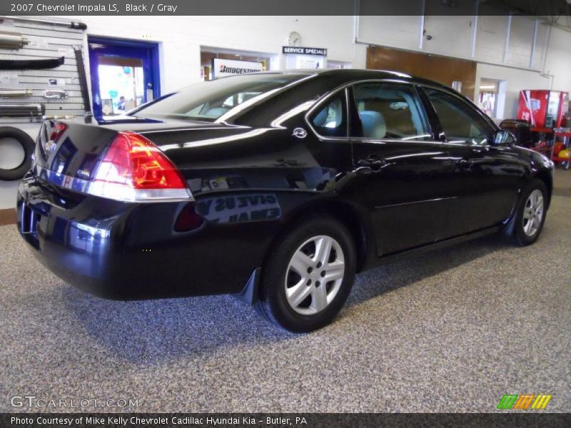 Black / Gray 2007 Chevrolet Impala LS