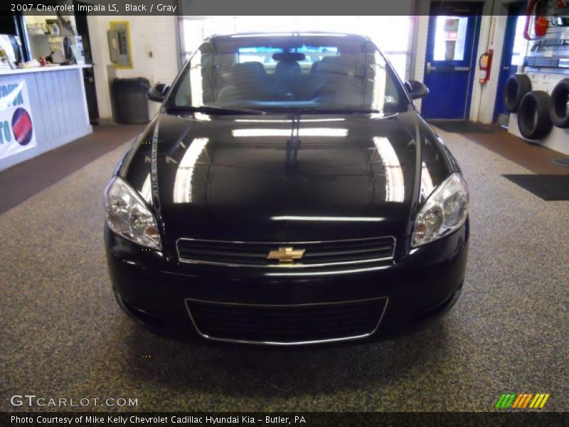 Black / Gray 2007 Chevrolet Impala LS