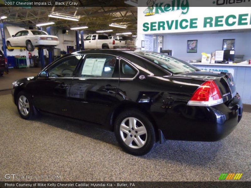 Black / Gray 2007 Chevrolet Impala LS
