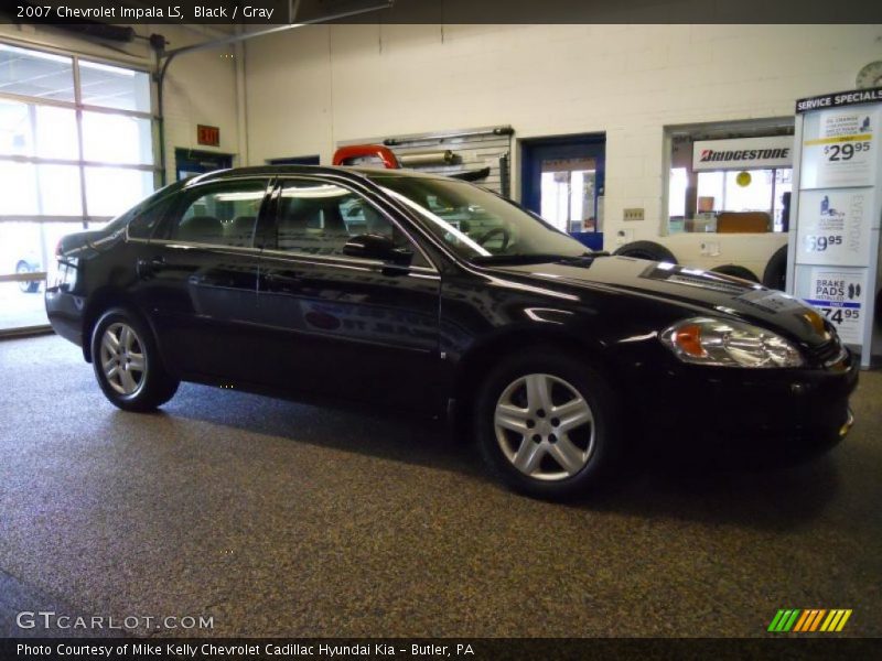 Black / Gray 2007 Chevrolet Impala LS