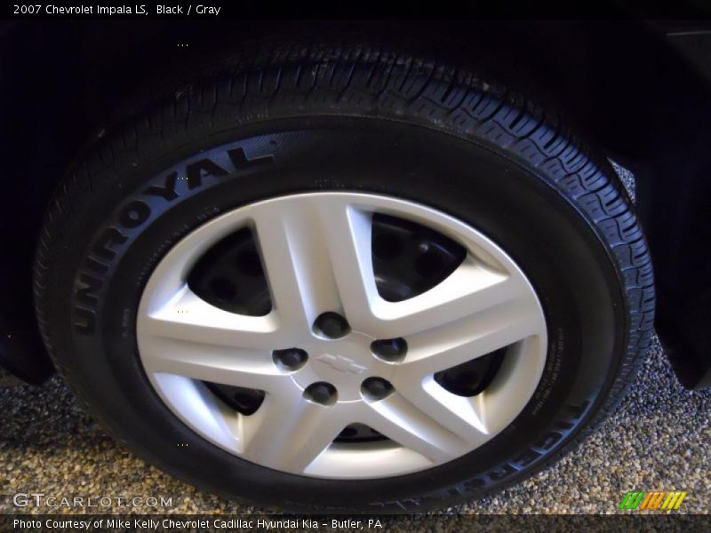 Black / Gray 2007 Chevrolet Impala LS