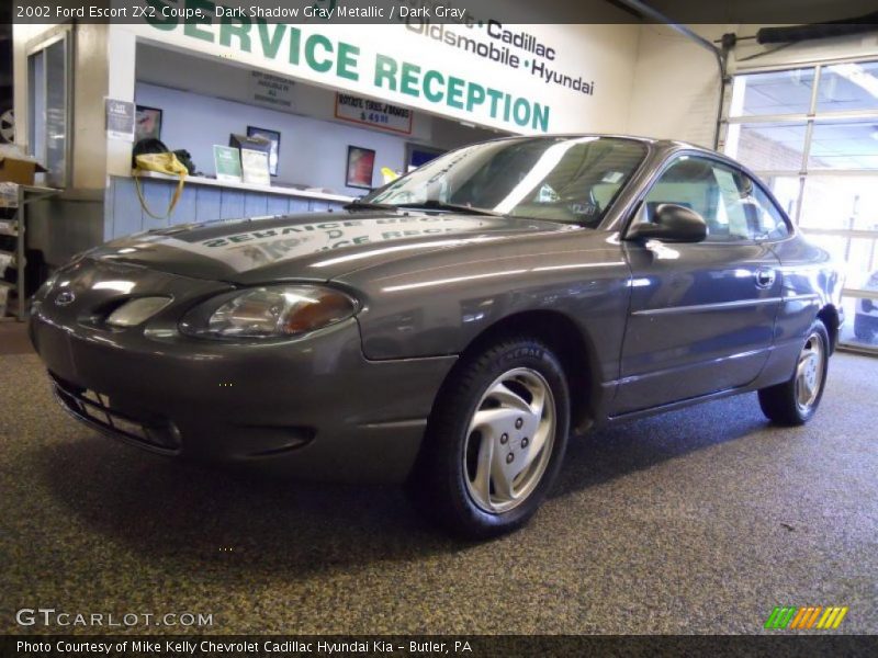 Dark Shadow Gray Metallic / Dark Gray 2002 Ford Escort ZX2 Coupe