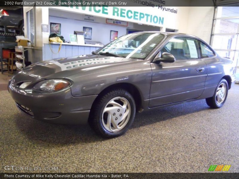 Dark Shadow Gray Metallic / Dark Gray 2002 Ford Escort ZX2 Coupe