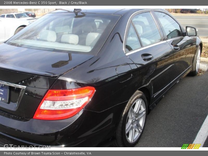 Black / Grey/Black 2008 Mercedes-Benz C 350 Sport