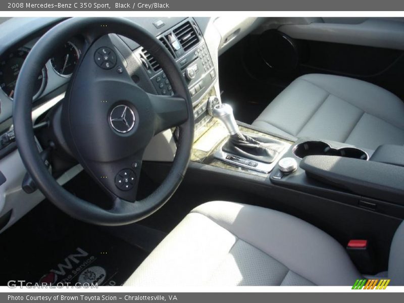 Black / Grey/Black 2008 Mercedes-Benz C 350 Sport