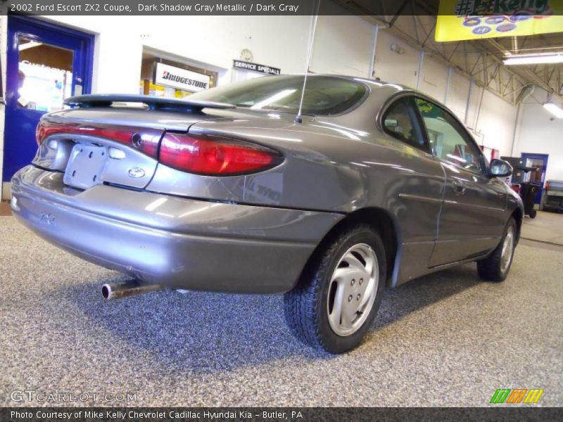 Dark Shadow Gray Metallic / Dark Gray 2002 Ford Escort ZX2 Coupe