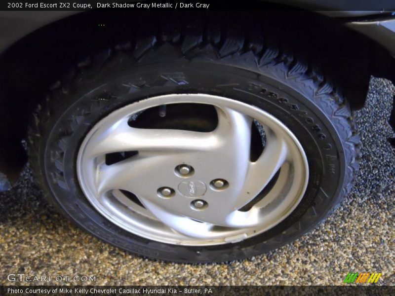 Dark Shadow Gray Metallic / Dark Gray 2002 Ford Escort ZX2 Coupe