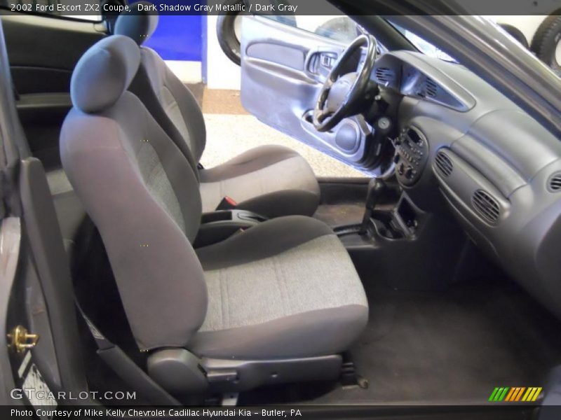 Dark Shadow Gray Metallic / Dark Gray 2002 Ford Escort ZX2 Coupe