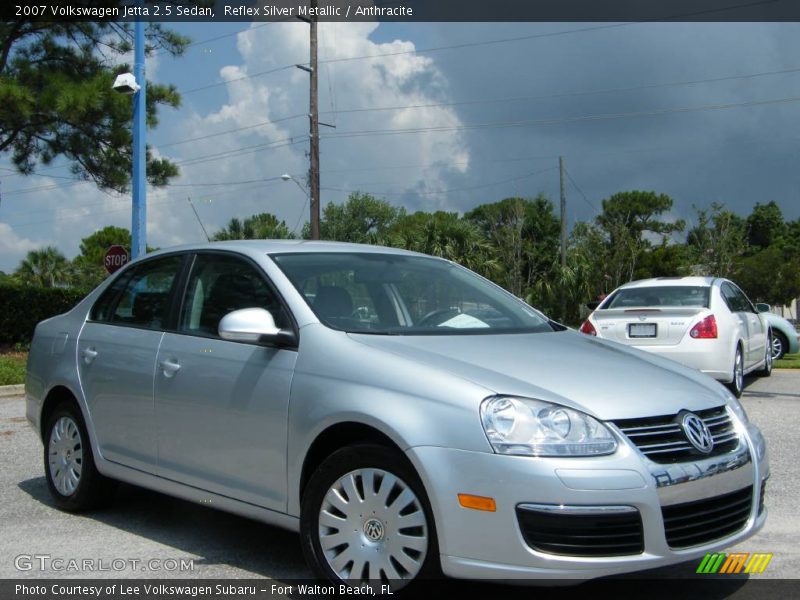 Reflex Silver Metallic / Anthracite 2007 Volkswagen Jetta 2.5 Sedan