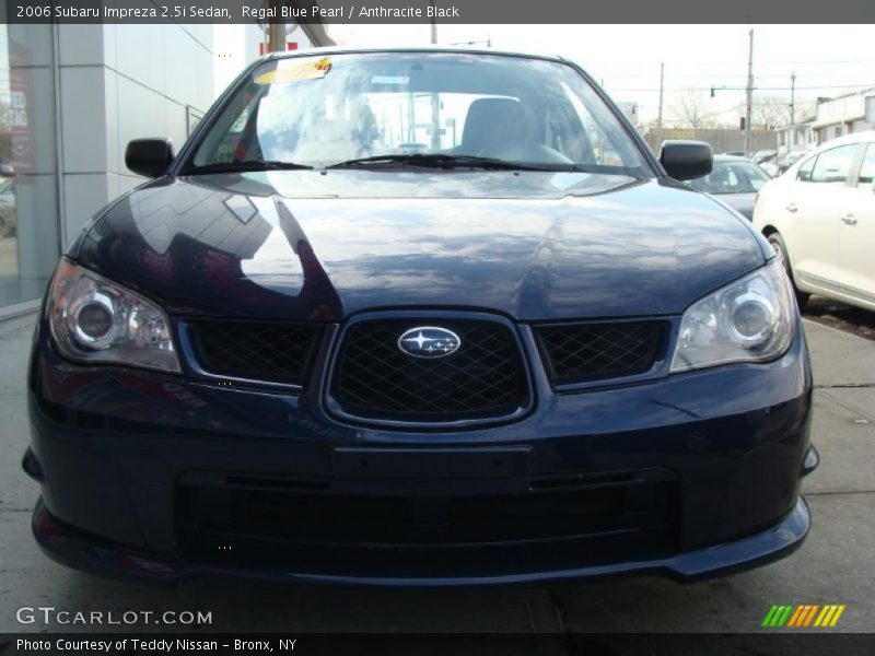 Regal Blue Pearl / Anthracite Black 2006 Subaru Impreza 2.5i Sedan