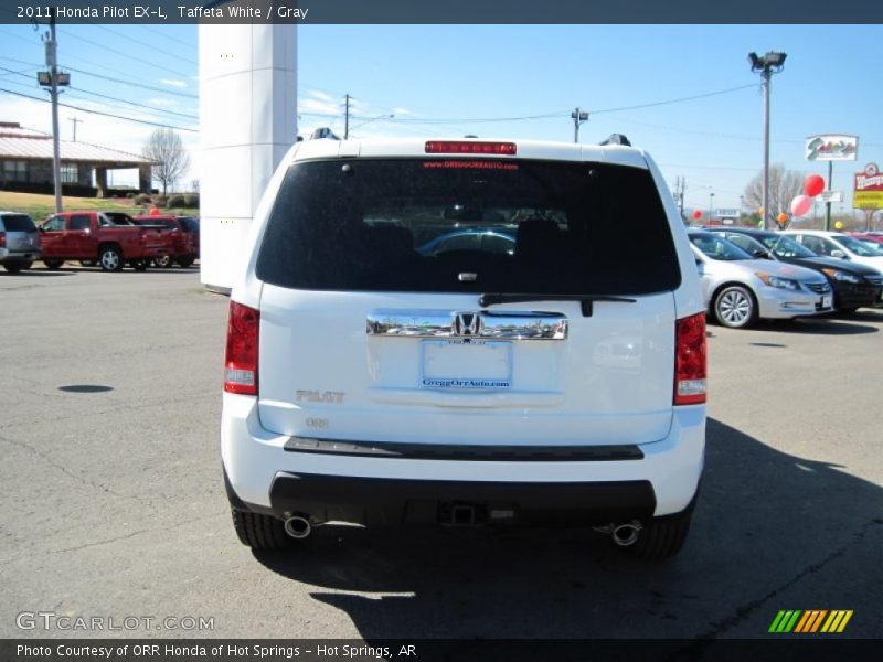 Taffeta White / Gray 2011 Honda Pilot EX-L