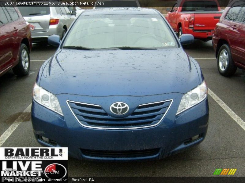 Blue Ribbon Metallic / Ash 2007 Toyota Camry XLE V6