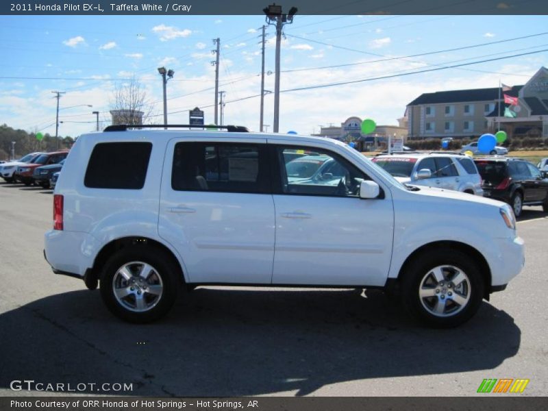 Taffeta White / Gray 2011 Honda Pilot EX-L