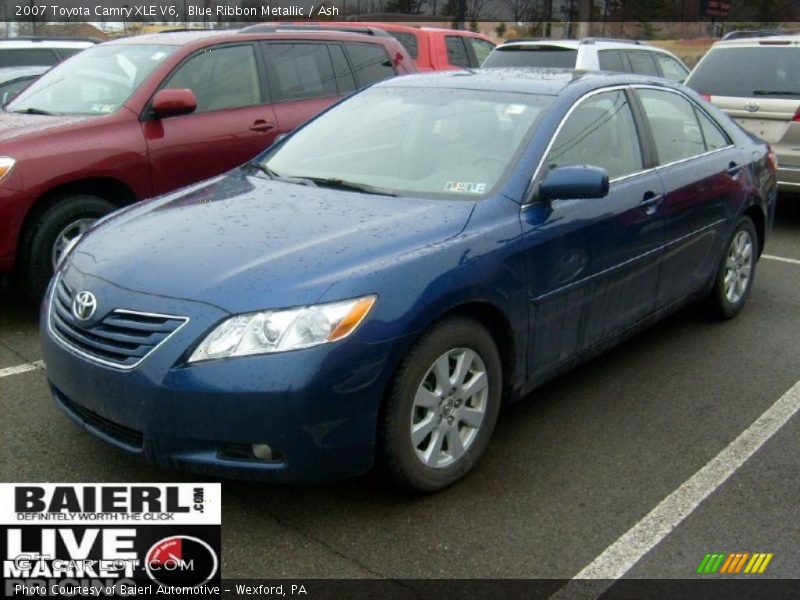 Blue Ribbon Metallic / Ash 2007 Toyota Camry XLE V6