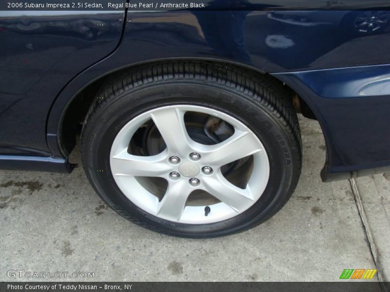 Regal Blue Pearl / Anthracite Black 2006 Subaru Impreza 2.5i Sedan
