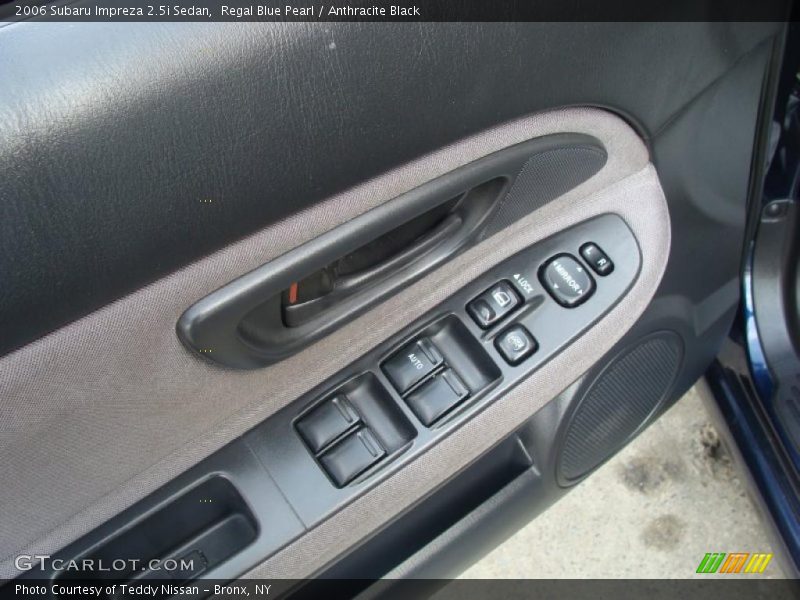 Regal Blue Pearl / Anthracite Black 2006 Subaru Impreza 2.5i Sedan