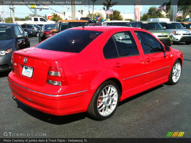 Tornado Red / Black 2005 Volkswagen Jetta GLI Sedan