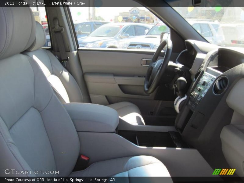 Taffeta White / Gray 2011 Honda Pilot EX-L