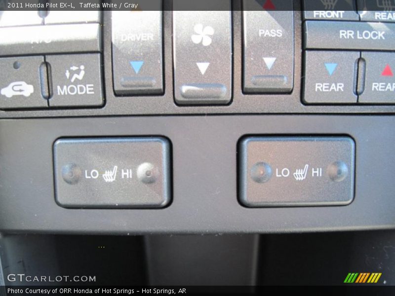 Taffeta White / Gray 2011 Honda Pilot EX-L