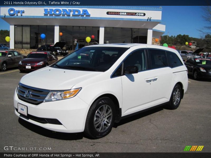 Taffeta White / Gray 2011 Honda Odyssey EX-L