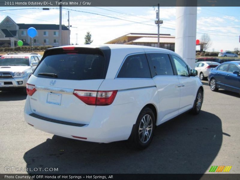 Taffeta White / Gray 2011 Honda Odyssey EX-L