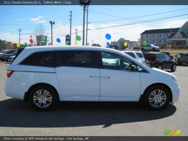 Taffeta White / Gray 2011 Honda Odyssey EX-L