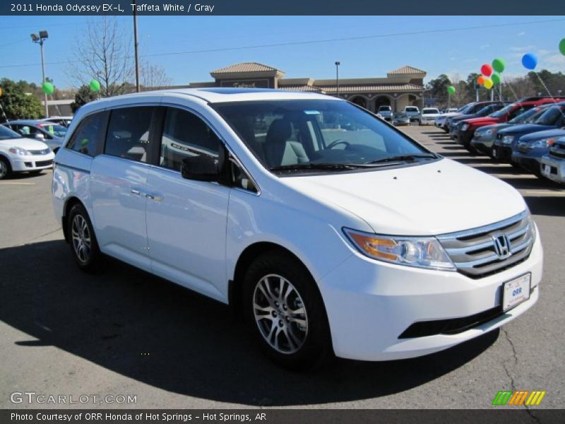 Taffeta White / Gray 2011 Honda Odyssey EX-L