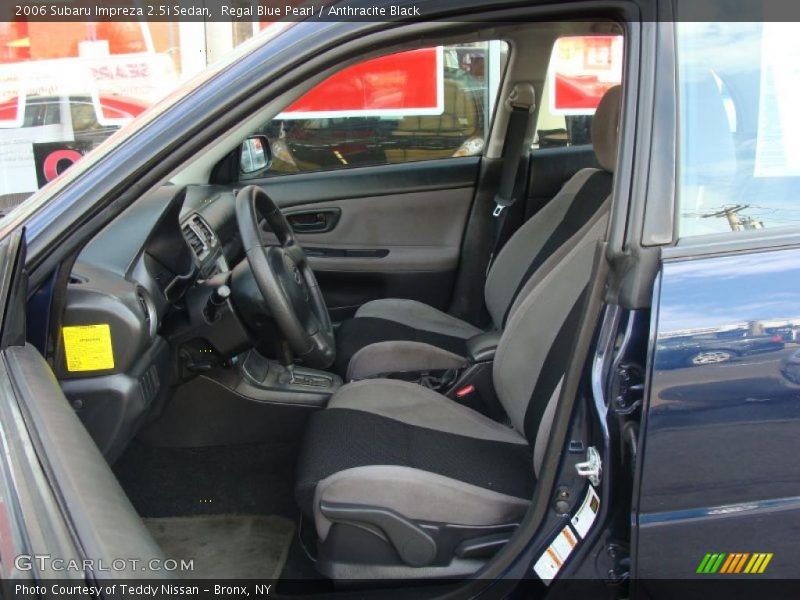 Regal Blue Pearl / Anthracite Black 2006 Subaru Impreza 2.5i Sedan