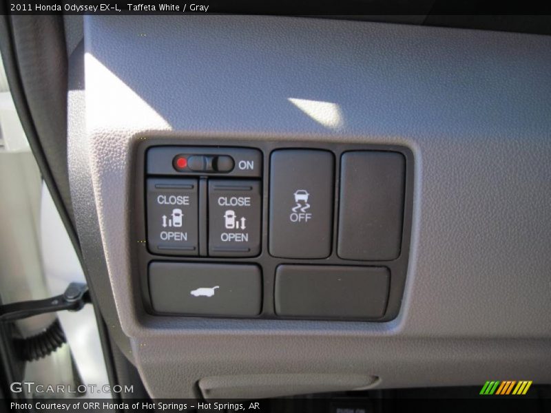 Controls of 2011 Odyssey EX-L