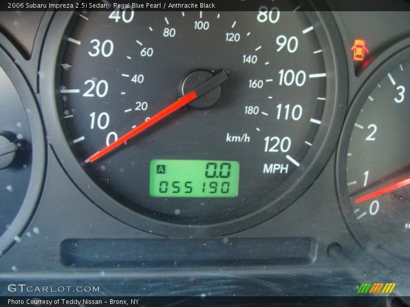 Regal Blue Pearl / Anthracite Black 2006 Subaru Impreza 2.5i Sedan