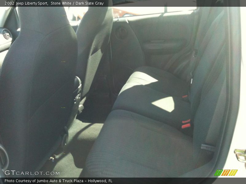 Stone White / Dark Slate Gray 2002 Jeep Liberty Sport
