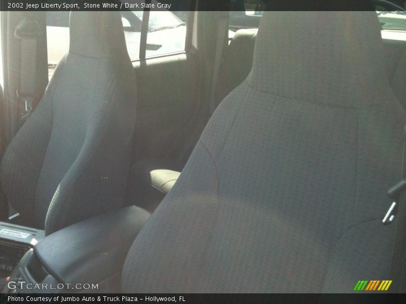 Stone White / Dark Slate Gray 2002 Jeep Liberty Sport