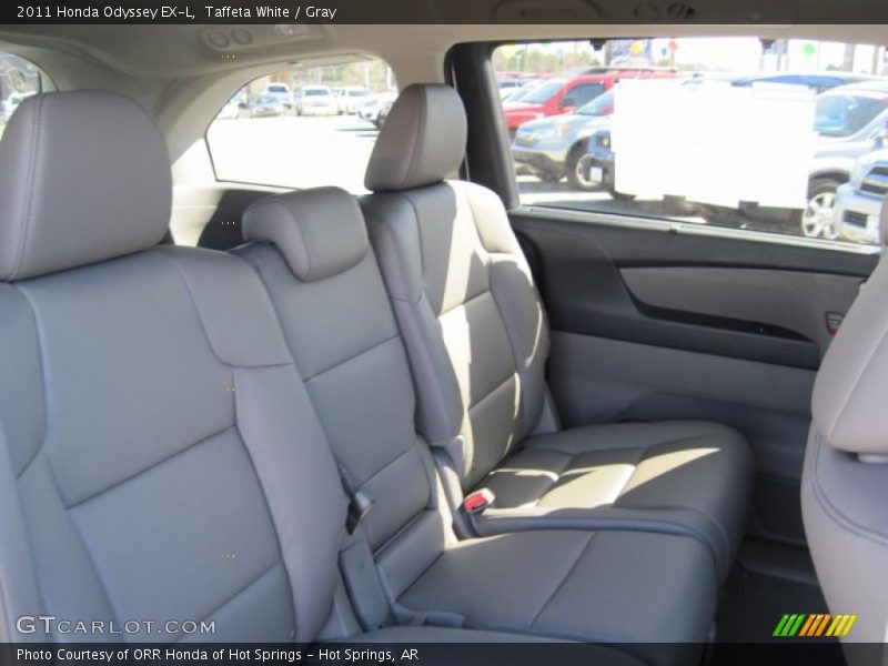  2011 Odyssey EX-L Gray Interior