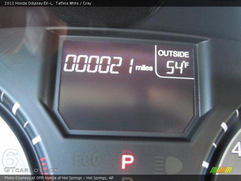 Taffeta White / Gray 2011 Honda Odyssey EX-L