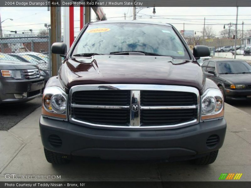 Deep Molten Red Pearl / Medium Slate Gray 2004 Dodge Durango ST 4x4