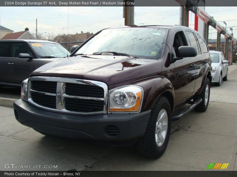 Deep Molten Red Pearl / Medium Slate Gray 2004 Dodge Durango ST 4x4