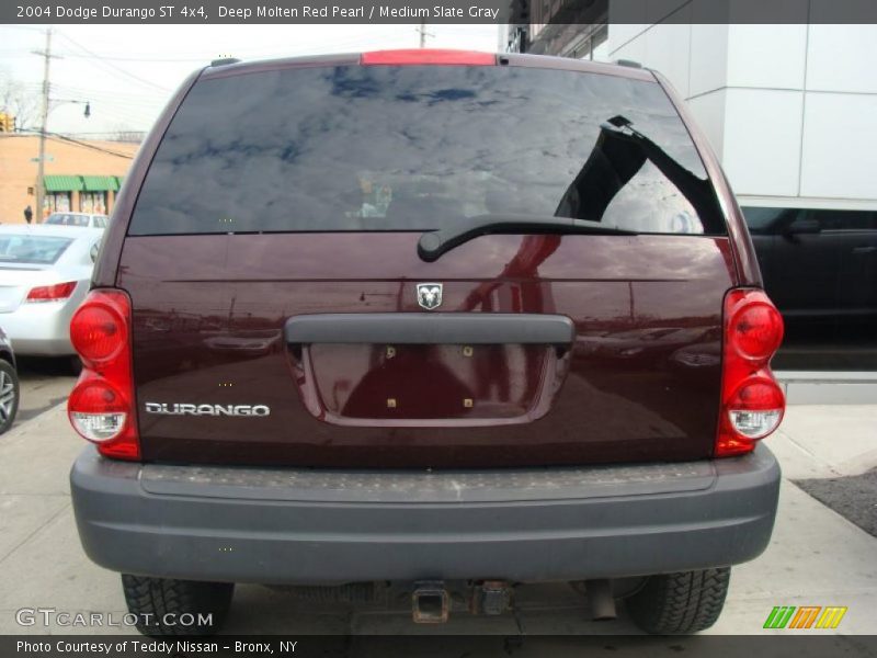 Deep Molten Red Pearl / Medium Slate Gray 2004 Dodge Durango ST 4x4