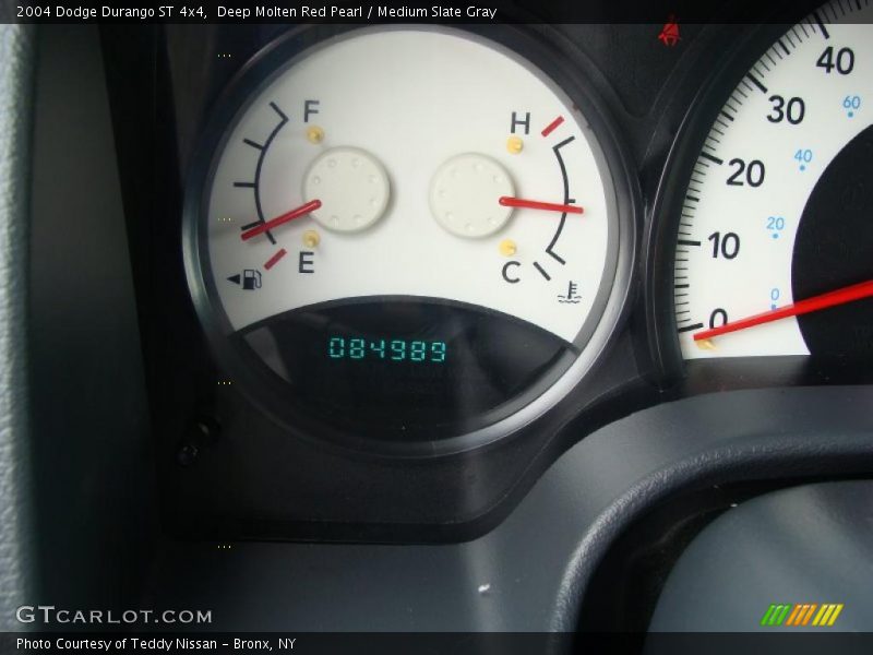 Deep Molten Red Pearl / Medium Slate Gray 2004 Dodge Durango ST 4x4