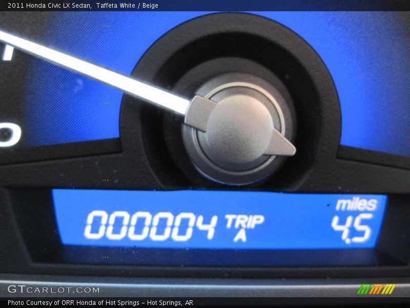 Taffeta White / Beige 2011 Honda Civic LX Sedan