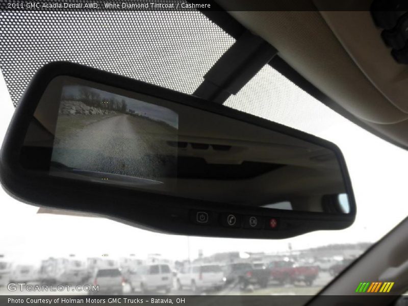 White Diamond Tintcoat / Cashmere 2011 GMC Acadia Denali AWD