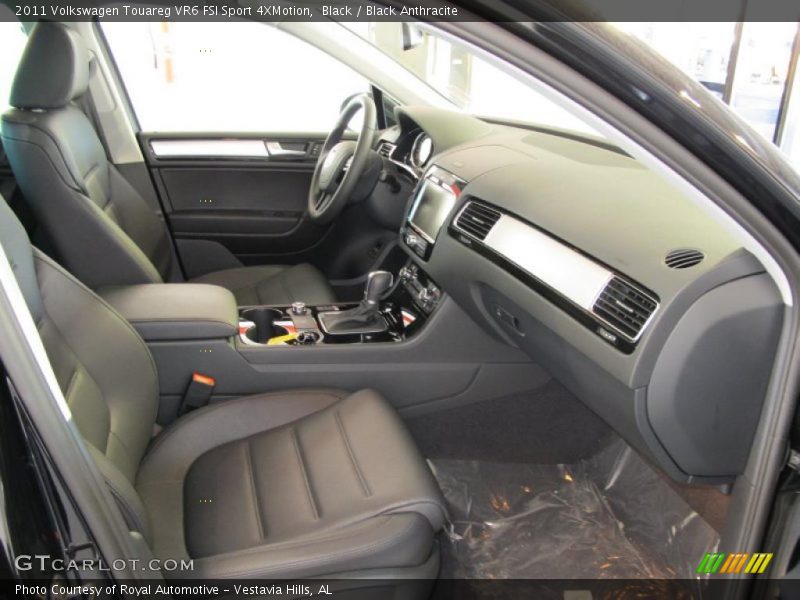  2011 Touareg VR6 FSI Sport 4XMotion Black Anthracite Interior