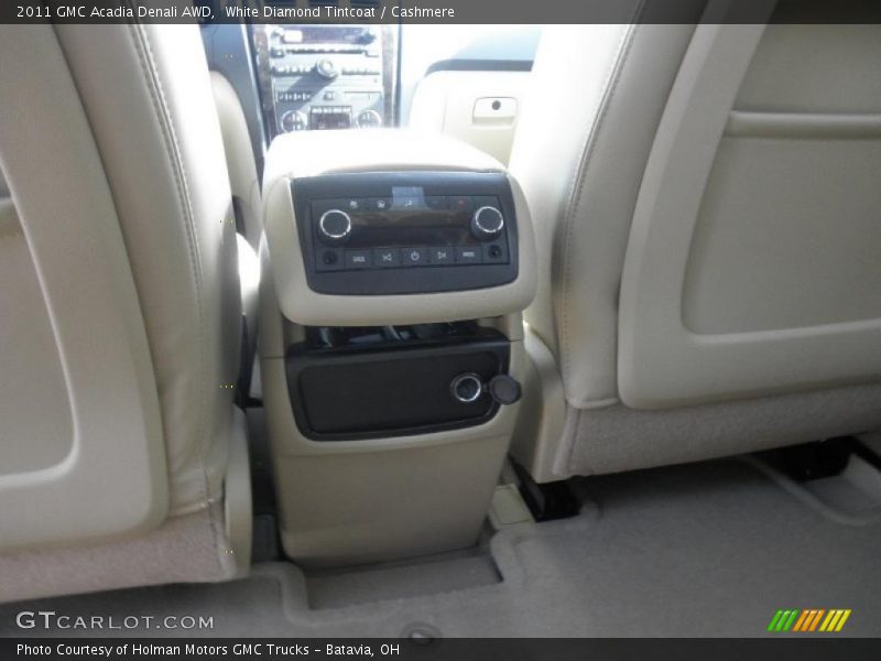White Diamond Tintcoat / Cashmere 2011 GMC Acadia Denali AWD