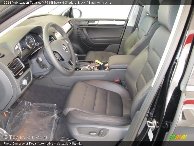  2011 Touareg VR6 FSI Sport 4XMotion Black Anthracite Interior