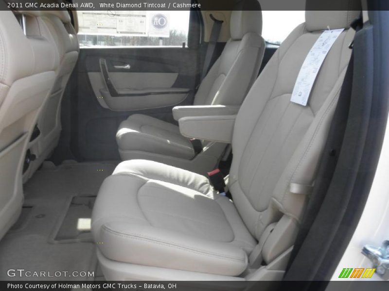 White Diamond Tintcoat / Cashmere 2011 GMC Acadia Denali AWD
