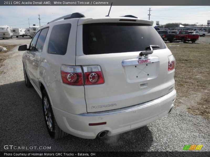White Diamond Tintcoat / Cashmere 2011 GMC Acadia Denali AWD