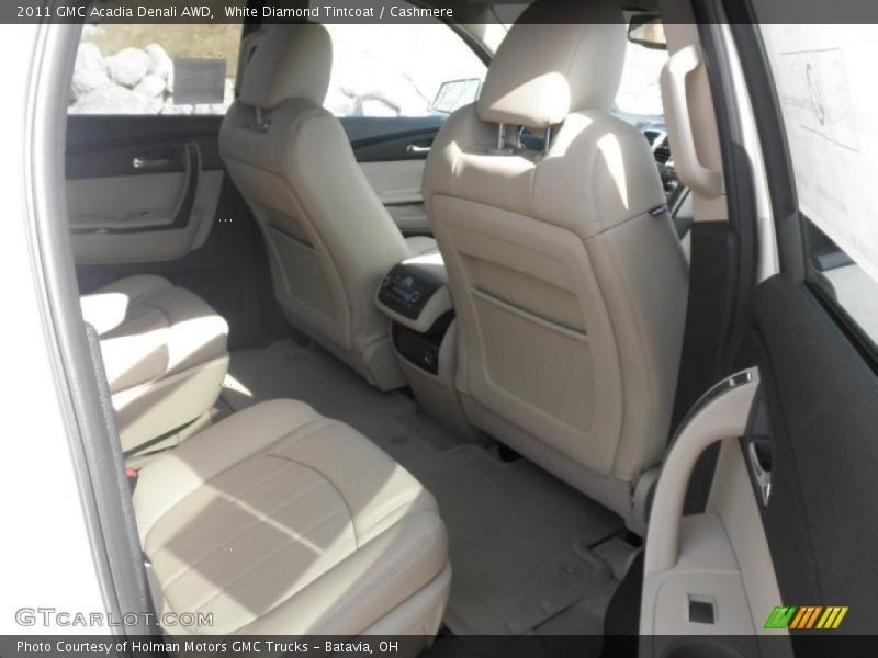 White Diamond Tintcoat / Cashmere 2011 GMC Acadia Denali AWD